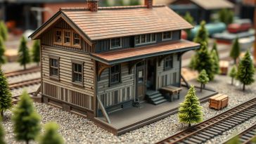 Gloor Craft Models Kit 410 Freight House HO Scale